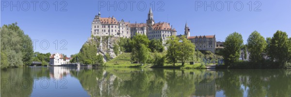 Sigmaringen Castle, Hohenzollern Castle, on the Danube, Sigmaringen, Swabian Alb, Baden-Württemberg, Germany
