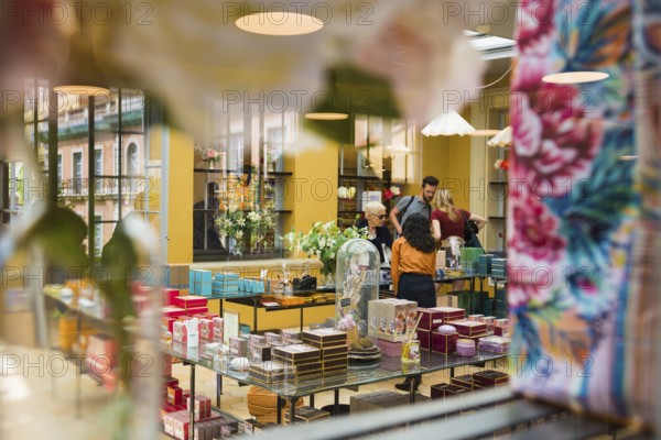 Interior view, Fragonard perfumery, perfume manufacturer, Grasse, Alpes Maritimes, Provence Alpes Cote d'Azur, French Riviera, South of France, France