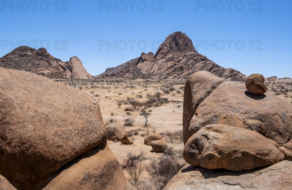 Rock formation, Pontok Mountains, Great Spitzkoppe, Spitzkoppe, Great Spitzkoppe Nature Reserve, Namibia