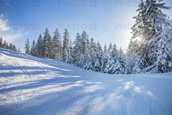 The Goetschen piste in Berchtesgadener Land, Bavaria, Germany