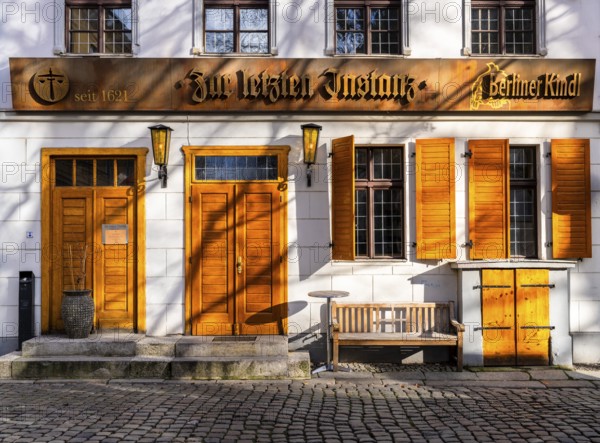 Historic houses in the monastery quarter, Waisenstraße, . Berlin, Germany