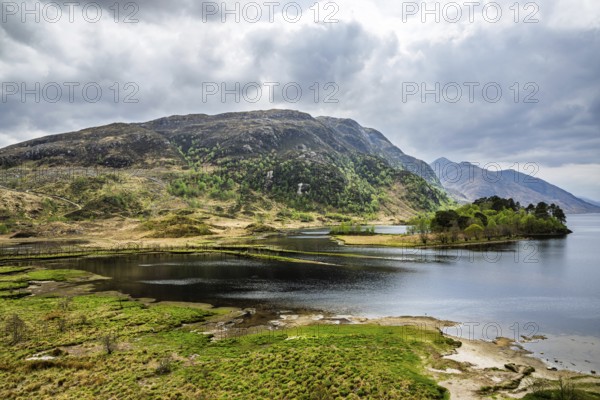 Loch Shiel, Glenfinnan Viaduct, River Finnan, West Highland, Scotland, United Kingdom