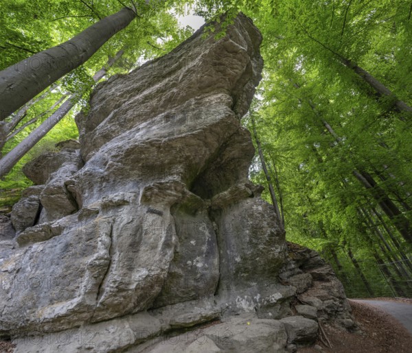 Rocks in Franconian Switzerland, Bavaria, Germany