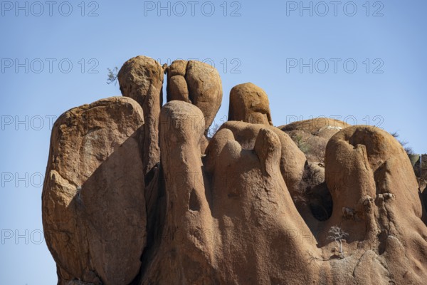 Rock formation, Pontok Mountains, Great Spitzkoppe, Spitzkoppe, Great Spitzkoppe Nature Reserve, Namibia