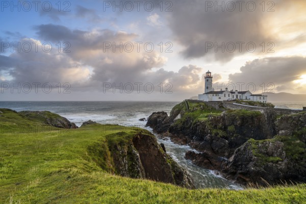 Fanad Head Lighthouse, lighthouse, Fanad Head, sunrise, County Donegal, Ireland