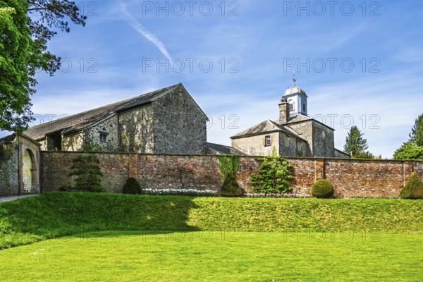 Sizergh Castle and gardens, Helsington, Cumbria, England, United Kingdom