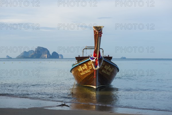 Longtail boat, Ao Nang Beach, Ao Nang, Krabi, Thailand