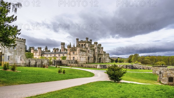 Ruins of Lowther Castle and Gardens, Lowther, Cumbria, England, United Kingdom
