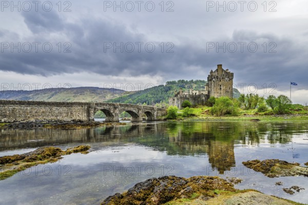 Eilean Donan Castle, Loch Duich, Isle of Skye, Highlands, Scotland, UK