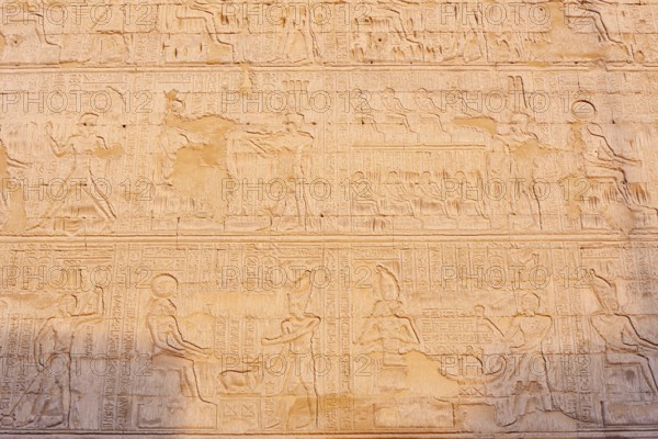 Relief, Chnum Temple of Esna, Egypt