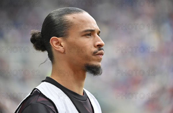 Leroy Sane FC Bayern Munich FCB (10) portrait in the substitutes' jersey, PreZero Arena, Sinsheim, Baden-Württemberg, Germany