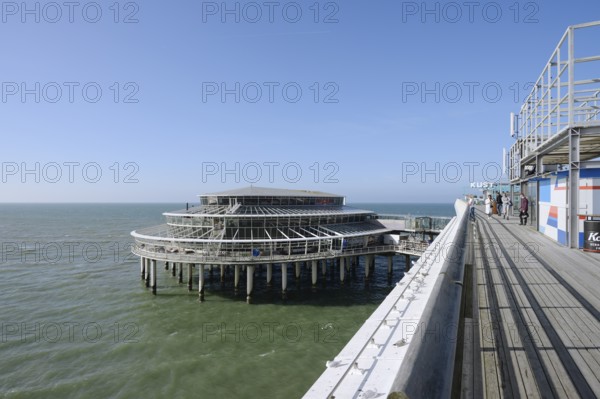 Scheveningen pier, The Hague, Dutch North Sea coast, South Holland, Netherlands