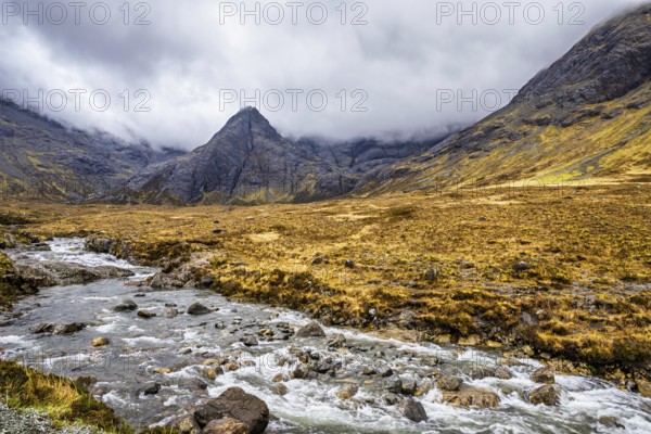 Fairy Pools and Waterfalls, Glen Brittle, Black Cuillin, Isle of Skye, Scotland, UK