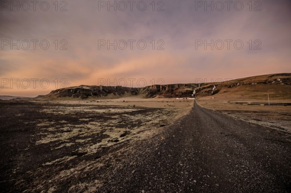 Ring Road, Mountains, Southern Iceland, Sunset, Winter, Cold, Iceland* Ring Road, Mountain Range, Southern Iceland, Rocks, Sunset, Cold, Iceland