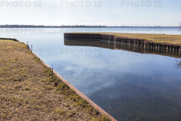 View of Lake Seminole from the Corps of Engineers Eastbank Campground near the Florida state line in Georgia