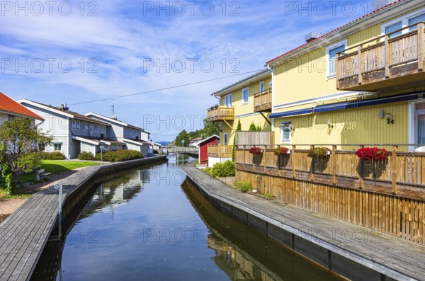 Maritime living and harbour ambience in the village of Henan on Orust, Bohuslän, Västra Götalands län, Sweden