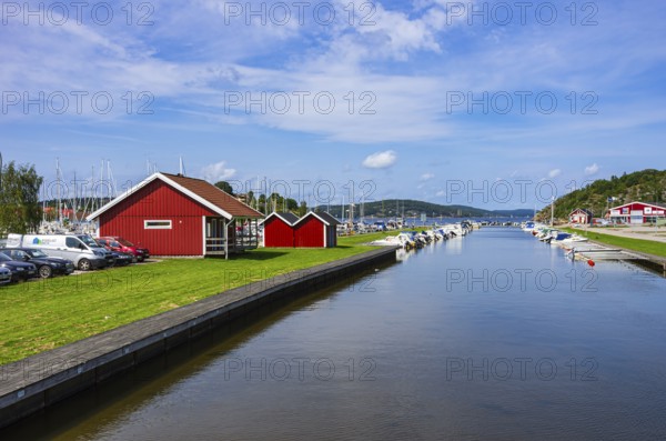 Maritime living and harbour ambience in the village of Henan on Orust, Bohuslän, Västra Götalands län, Sweden