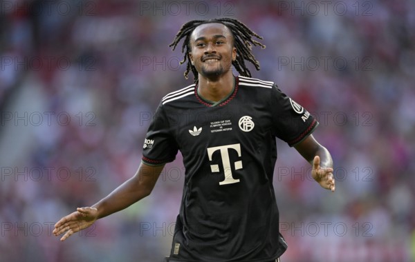 Goal celebration Jonah Daniel Kusi-Asare Bayern Munich FCB (41) Telekom Cup Allianz Arena, Munich, Bavaria, Germany