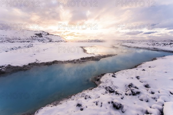 Blue Lagoon, Close to Reykjavik, Thermal, Hot Spring, Winter, Snow, Steam, Water, Wellness, Sunset, Iceland* Blue Lagoon, Close to Reykjavik, Geothermal, Hot Spring, Snow, Steam, Water, SPA, Sunset, Iceland