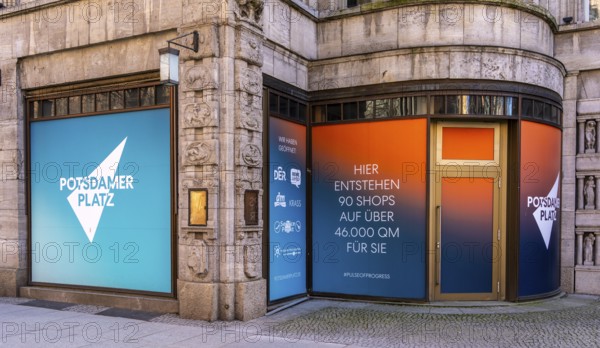 Vacant commercial property, Alte Potsdamer Straße, Potsdamer Platz, Berlin, Germany