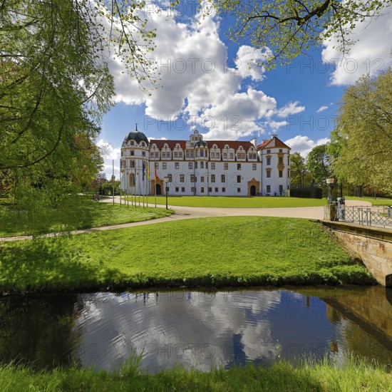 Castle park and Celle Castle, Lower Saxony, Germany