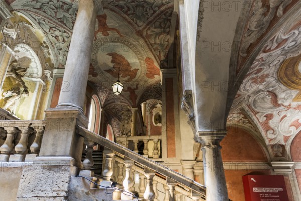 Interior view, Palais Lascaris, Old Town, Nice, Alpes Maritimes, Provence Alpes Cote d'Azur, French Riviera, South of France, France
