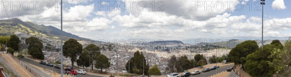 Panorama from El Panecillo, Quito, Ecuador