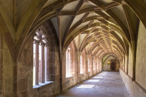 Cloister in Alpirsbach Monastery, Northern Black Forest, Baden-Württemberg, Germany