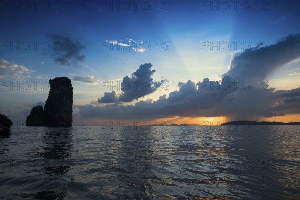 Pai Plong Beach, sunset, Ao Nang, Krabi, Thailand