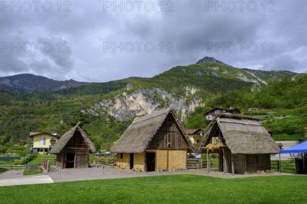 Museo di Palafitte, Pile Dwelling Museum, Lake Ledro, Lago di Ledro, Trentino, Italy