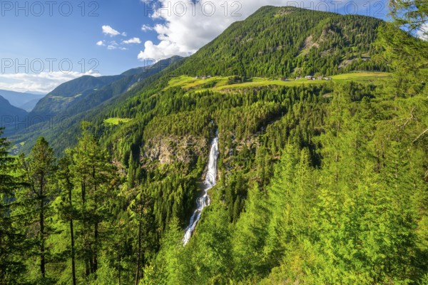Stuiben Waterfall, Umhausen, Ötztal, Ötztal Alps, Tyrol, Austria