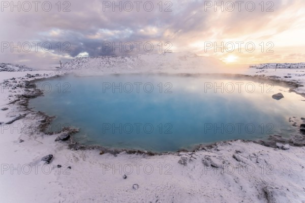 Blue Lagoon, Close to Reykjavik, Thermal, Hot Spring, Winter, Snow, Steam, Water, Wellness, Sunset, Iceland* Blue Lagoon, Close to Reykjavik, Geothermal, Hot Spring, Snow, Steam, Water, SPA, Sunset, Iceland
