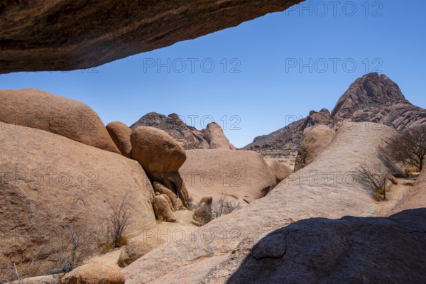 Rock formation, Pontok Mountains, Great Spitzkoppe, Spitzkoppe, Great Spitzkoppe Nature Reserve, Namibia