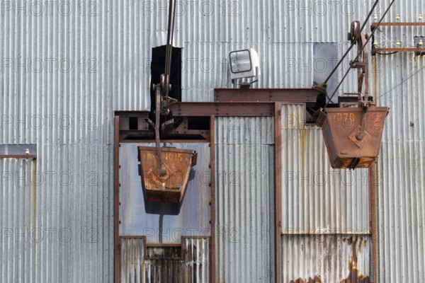 Historic coal cable car, Longyearbyen, Spitsbergen, Svalbard