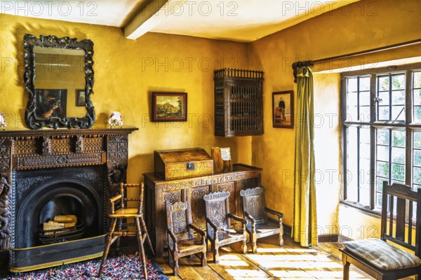 Townend house, National Trust, Troutbeck, Windermere, Lake District, Cumbria, England, United Kingdom