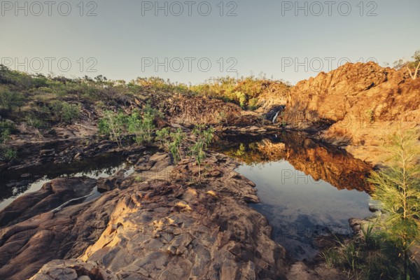 Sunrise Edith Falls in northern Australia, Australia