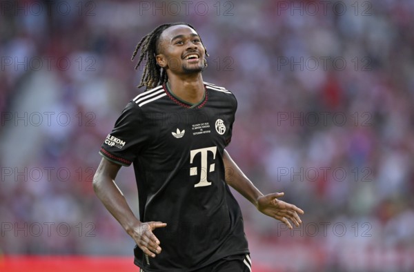 Goal celebration Jonah Daniel Kusi-Asare Bayern Munich FCB (41) Telekom Cup Allianz Arena, Munich, Bavaria, Germany