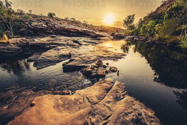 Bell Gorge, The Kimberleys, sunrise in the outback, Gibb River Road, Australia