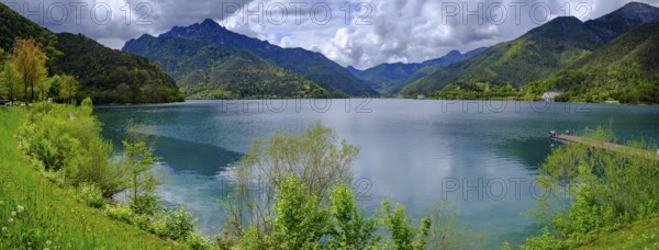 Lake Ledro, Lago di Ledro, Trentino, Italy