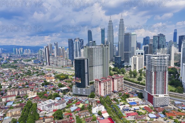 Kuala Lumpur city skyline, Malaysia, Asia