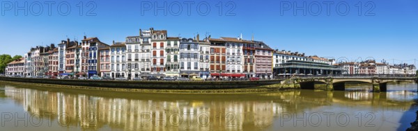 Panorama of Bayonne, Basque Country, Southwest France