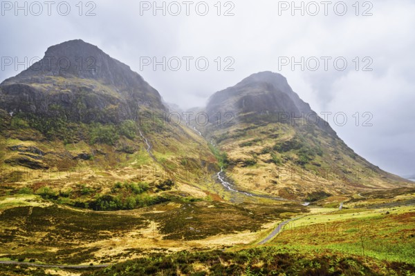 Three Sisters, Glencoe Valley, Argyll, Scotland, United Kingdom