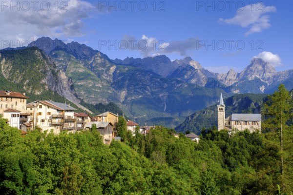 Church of St Martin, Valle di Cadore, Dolomites, Trentino, Italy