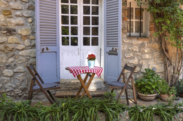 France, French Riviera and Cote D Azur, scenic streets of the old historic Antibes city center