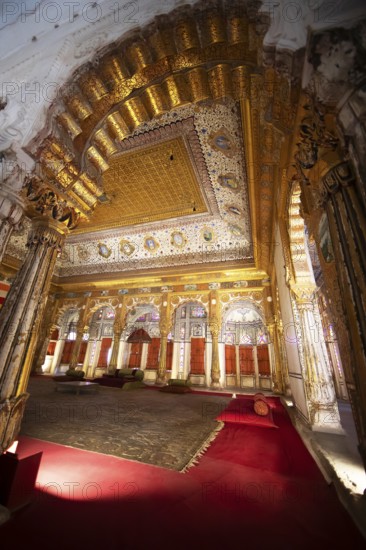 Palace of Flowers in the Mehrangarh or Meherangarh Fort, Jodhpur, Rajasthan, India