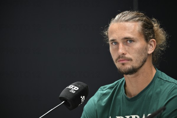 Press conference, PK, portrait, Alexander Zverev GER, Tennis, ATP 250, BOSS Open 2025, Stuttgart, Baden-Württemberg, Germany