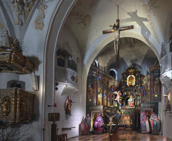 Holy Sepulchre created around 1800, St Michael's Parish Church, Kirchstr. 15, Aschau, Chiemgau, Upper Bavaria, Germany