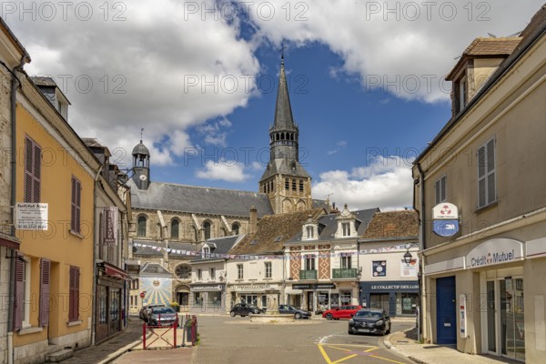 Bonneval with the church of Notre-Dame, Centre-Val de Loire, France
