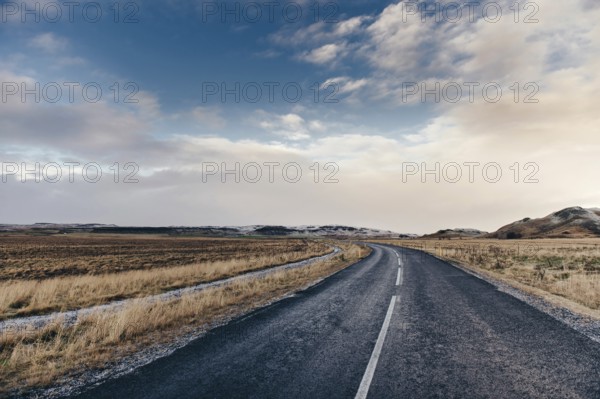 Road in southern iceland, Winter, Golden Circle, Mountains* Road in southern iceland, Golden Circle, Mountains, Snow, Iceland, Northern Europe