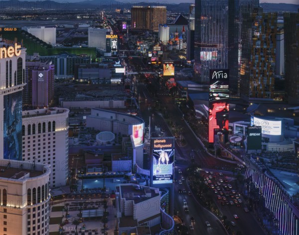 Casinos along Las Vegas Boulevard in Las Vegas, Nevada